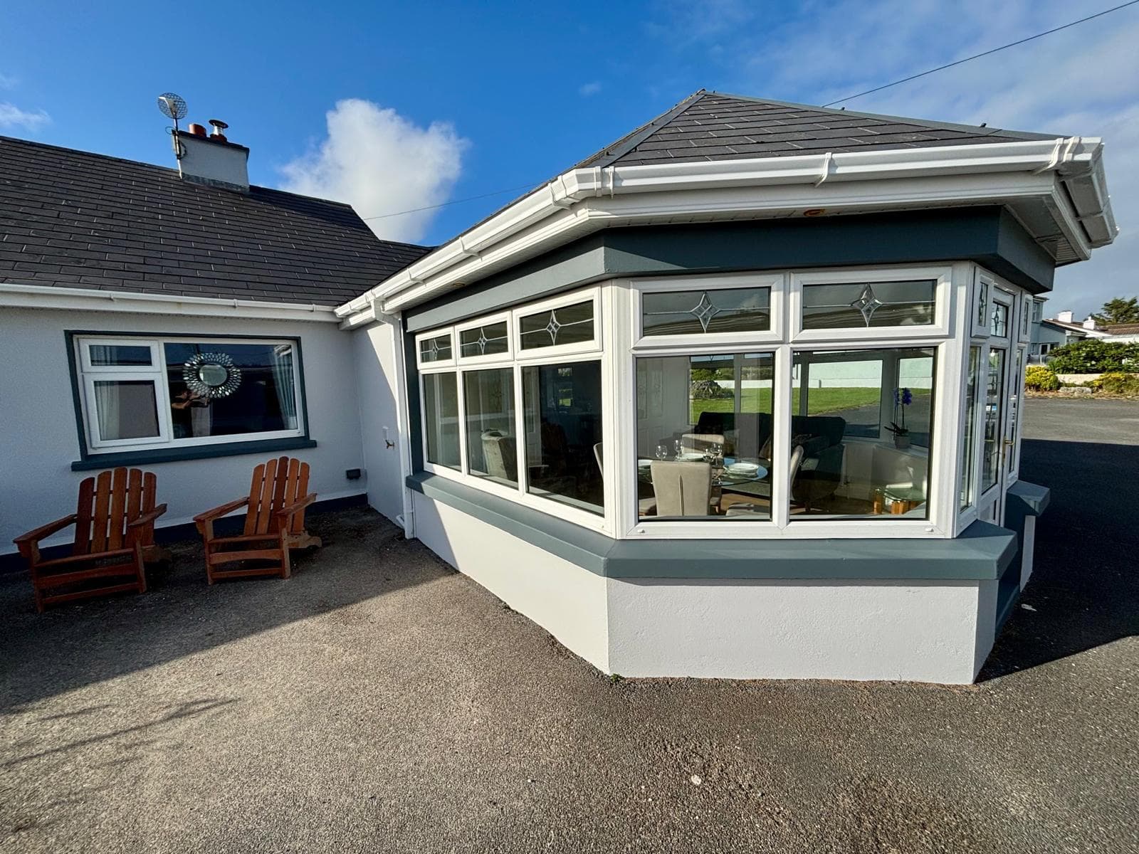 Outdoor area at West Clare Hideaway
