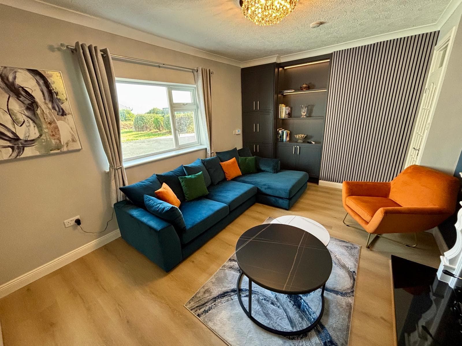 Living room at West Clare Hideaway